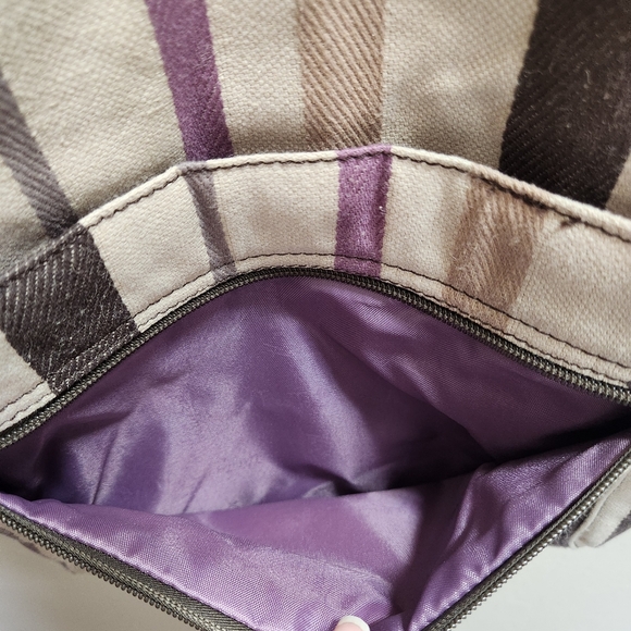 Thirty-One Striped Crossbody Bag - Picture 4 of 9